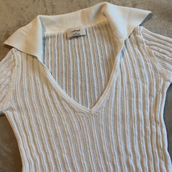 SOLD- WILFRED Tayslie Knit Polo - Picture 3 of 7